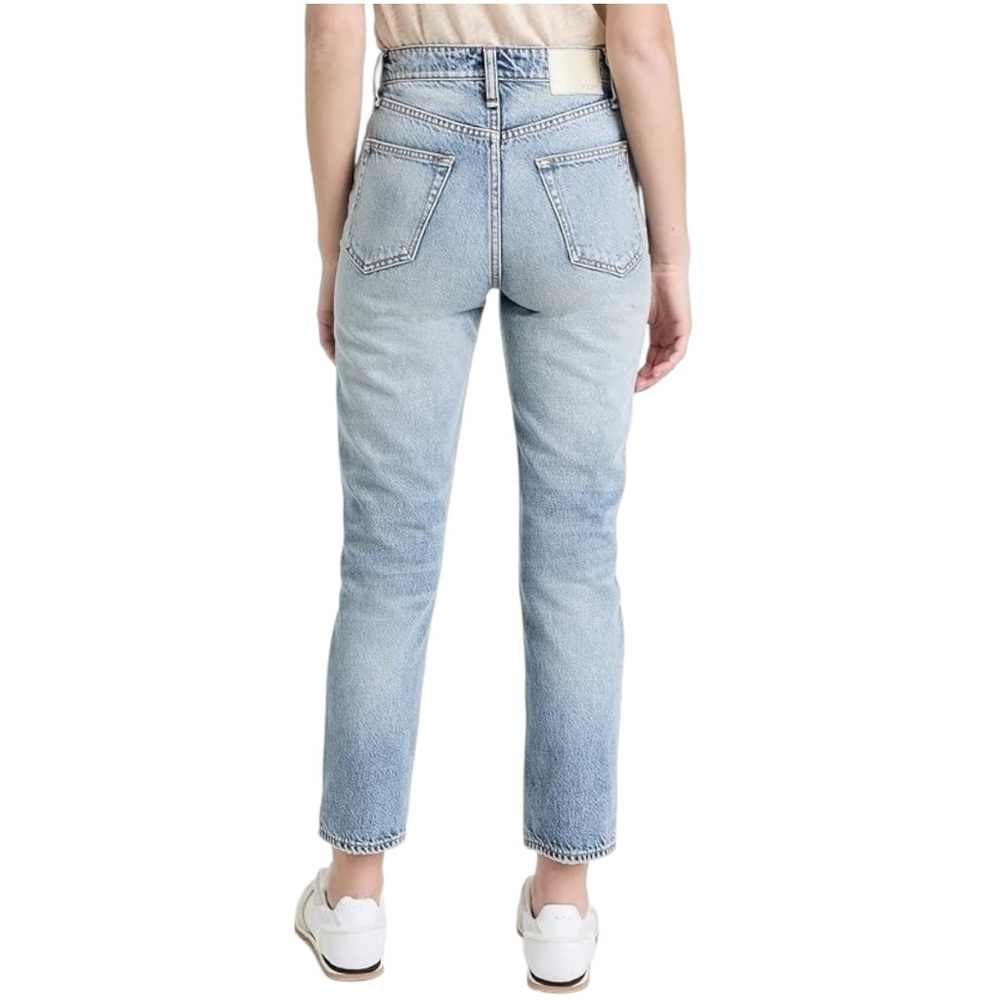 Rag & Bone Nina High Rise Ankle Slim Straight Cigarette Jeans in Danapoint - 27 - Picture 4 of 7